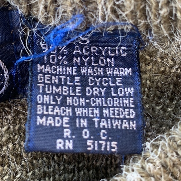 Vintage Crewneck Sweater Adult Size Small Knit 80s 90s Geometric - Picture 6 of 6